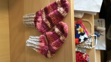 handgefertigte Babysocken