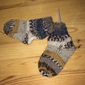 handgefertigte Babysocken