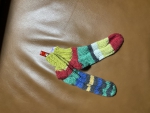 selbstgestrickte Socken -  Größe 24/25